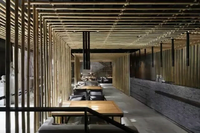 川菜如何让餐厅设计玩转中国风？几根竹子让你眼前一亮！