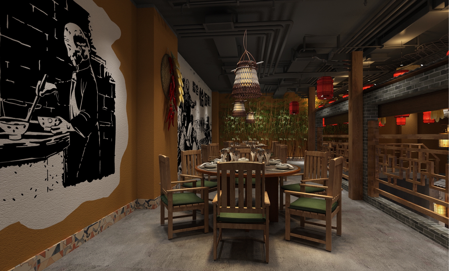 川菜巧用餐饮空间设计，让你的餐厅更具人气！