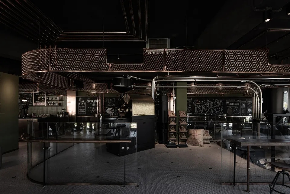 川菜硬核的金属质感，让这个杭州餐饮空间设计绝了